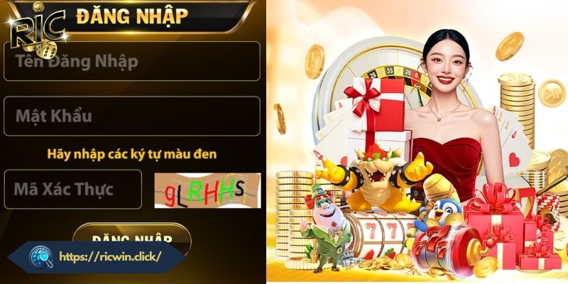 Đăng Nhập RICWIN - Cách Truy Cập Tài Khoản Siêu Nhanh Hướng dẫn cách login tài khoản RICWIN nhanh chóng