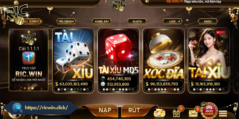 Những sản phẩm cược hấp dẫn nhất cổng game RICWIN